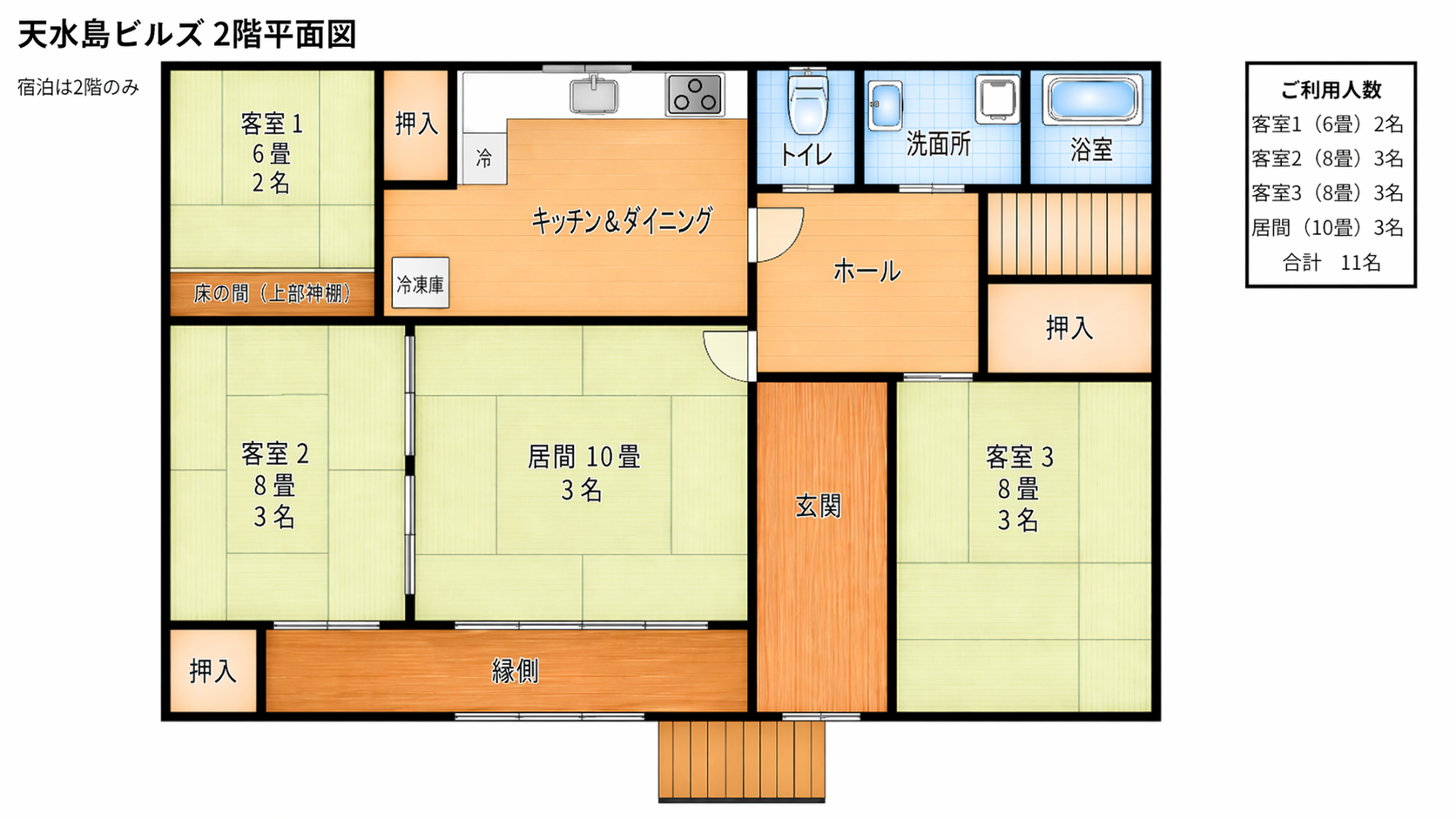 2階の間取り